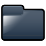 Generic Folder Black Icon 96x96 png